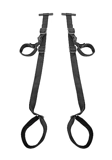 Couples Shots America Jam Door Sex Swing for Couples by Ouch Black and White