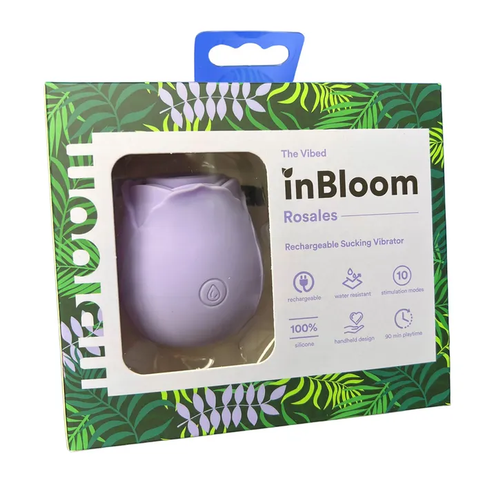 InBloom Vibrators | InBloom Rosales Sucking Vibrator - Lavender InBloom Vibrators | InBloom Rosales Sucking Vibrator - Lavender