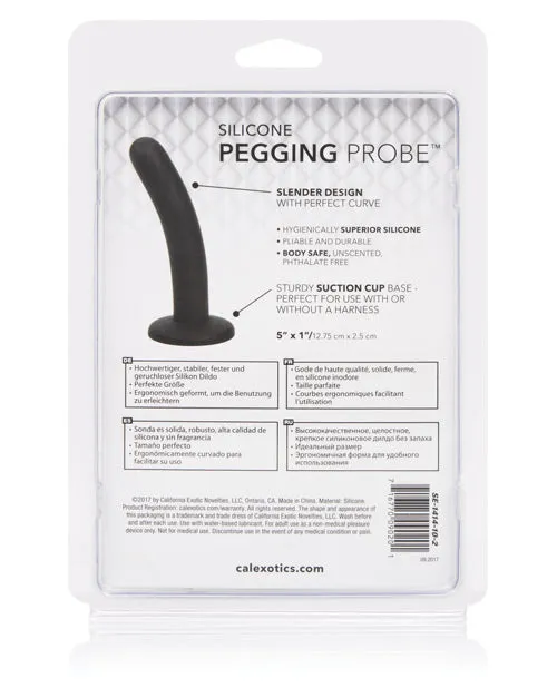 California Exotic Novelties Anal Silicone Pegging Probe Black