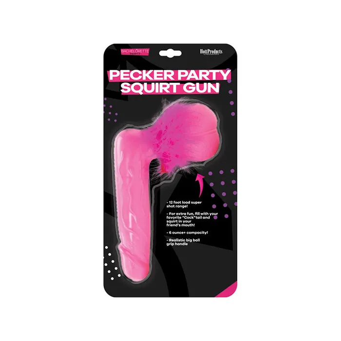 Hott Products Vibrators Pink Pecker Party Squirt Gun