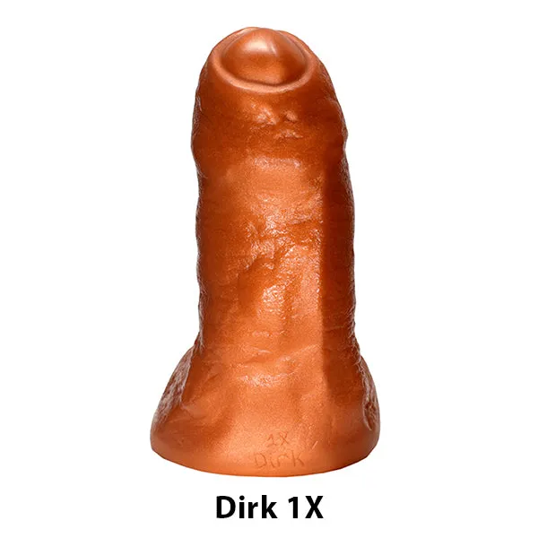 SquarePegToys Dirk Uncut SuperSoft Silicone Dildo 2 Styles SquarePegToys Dildos