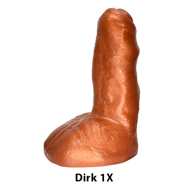 SquarePegToys Dirk Uncut SuperSoft Silicone Dildo 2 Styles SquarePegToys Dildos