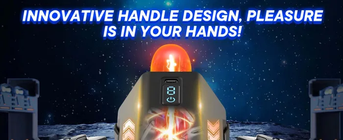 NyoKii Pre Order Female Sex Toys Handle Blowjob Machine 7 Thrusting Rotating Dual Opening
