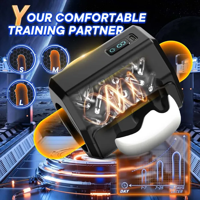 NyoKii Pre Order Female Sex Toys Handle Blowjob Machine 7 Thrusting Rotating Dual Opening