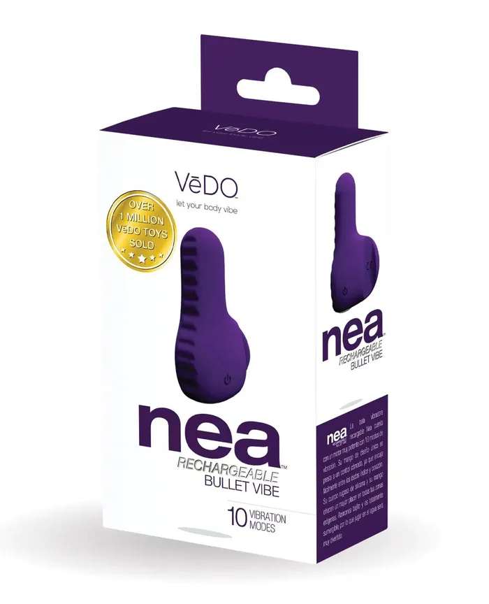 Vibrators VeDO Nea Rechargeable Finger Vibe Deep Purple Vibrators VeDO Nea Rechargeable Finger Vibe Deep Purple