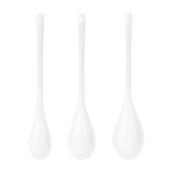 Anal Satisfyer Satisfyer Yoni Power Balls 1 White 3 Pc Set