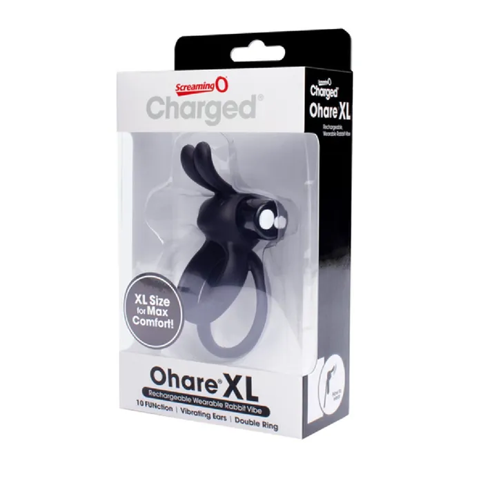 Screaming O Vibrators Ohare XL Black Adult Sex Toy Pleasure Orgasm
