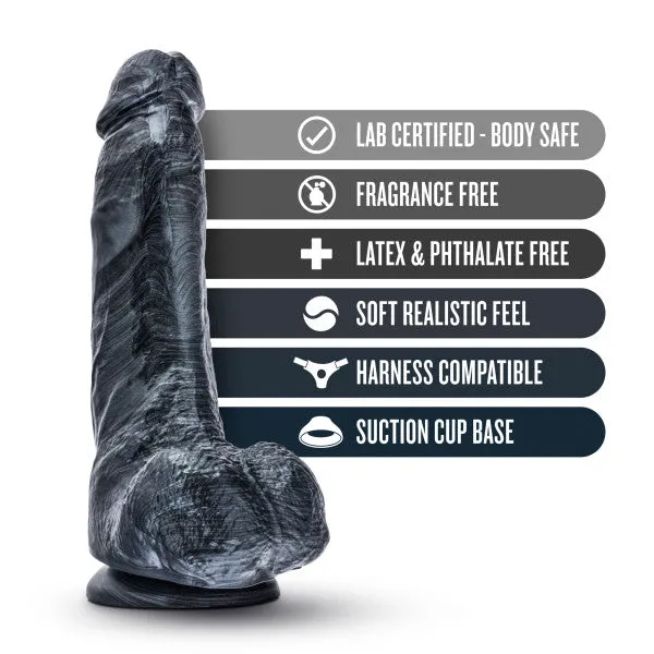 Jet Nero Carbon Metallic Black Dildo Blush Novelties Dildos