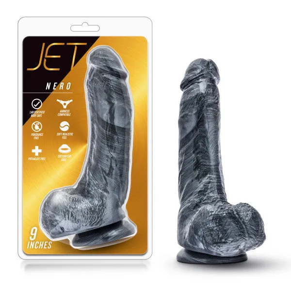 Jet Nero Carbon Metallic Black Dildo Blush Novelties Dildos