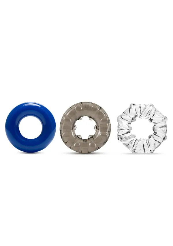 Blush Stay Hard Donut Rings 3 Pack Blush Dildos