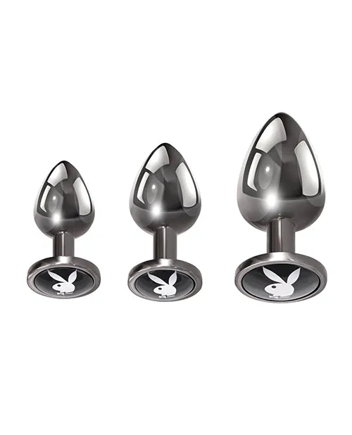 Evolved Playboy Pleasure Pleasure 3 Ways Butt Plugs Female Sex Toys