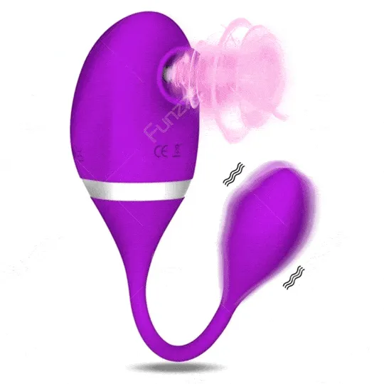 Female Sex Toys Clit Sucker With Vibrating Egg Funzze