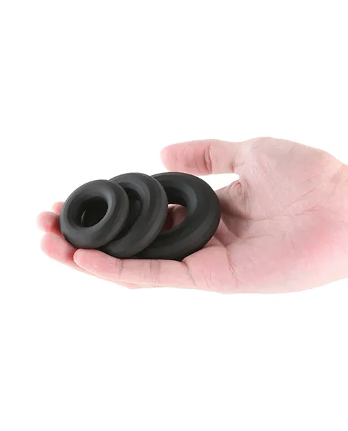 NS Novelties Male Sex Toys Renegade Fireman Cock Rings Pack of 3