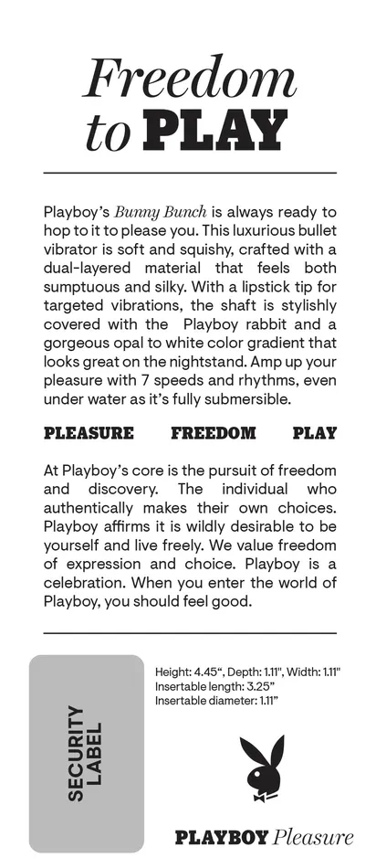 Playboy Bunny Bunch Playboy Vibrators