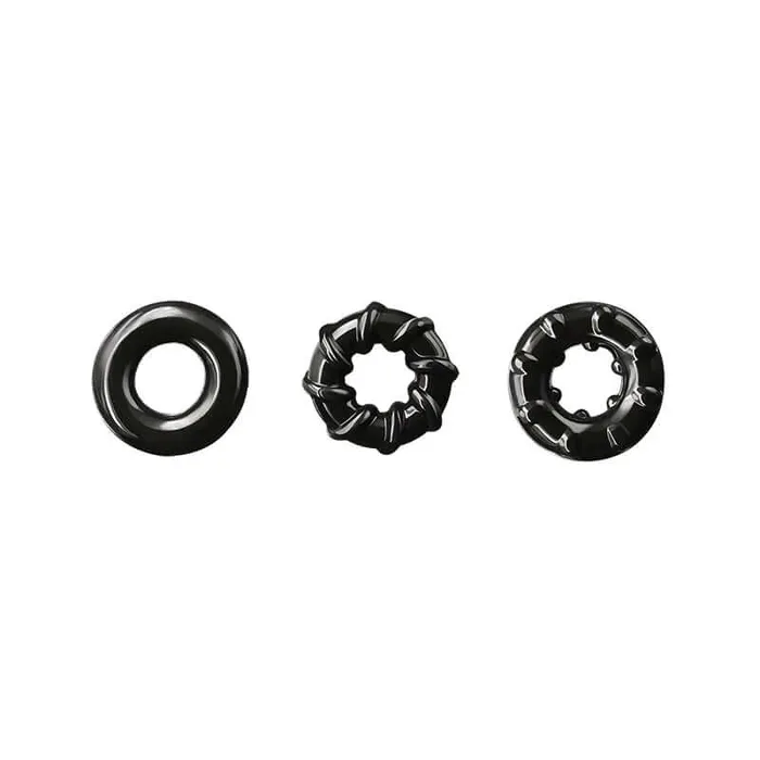 Anal NS Novelties Renegade Dyno Rings Black