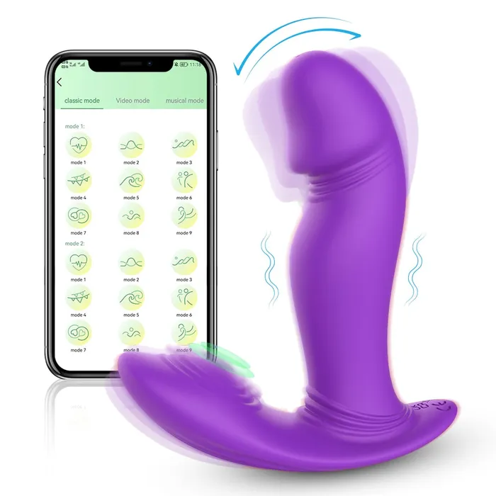 APP Control Duo action Dildo Vibratoy Shop Female Sex Toys