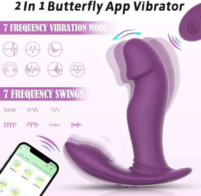APP Control Duo action Dildo Vibratoy Shop Female Sex Toys