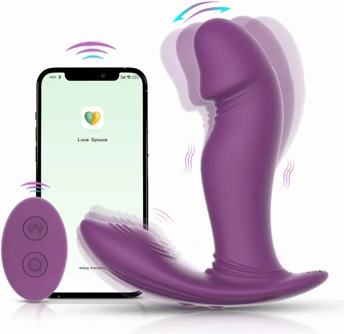 APP Control Duo action Dildo Vibratoy Shop Female Sex Toys