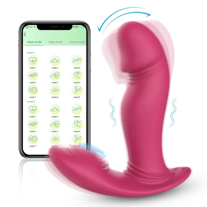 APP Control Duo action Dildo Vibratoy Shop Female Sex Toys