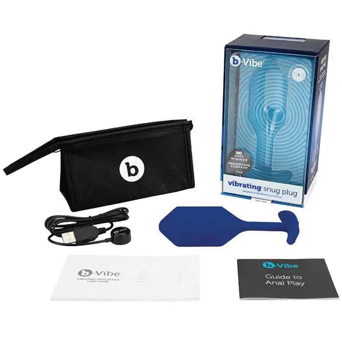BVibe Vibrating Snug PlugNavy XL B Vibe Male Sex Toys BVibe Vibrating Snug PlugNavy XL B Vibe Male Sex Toys