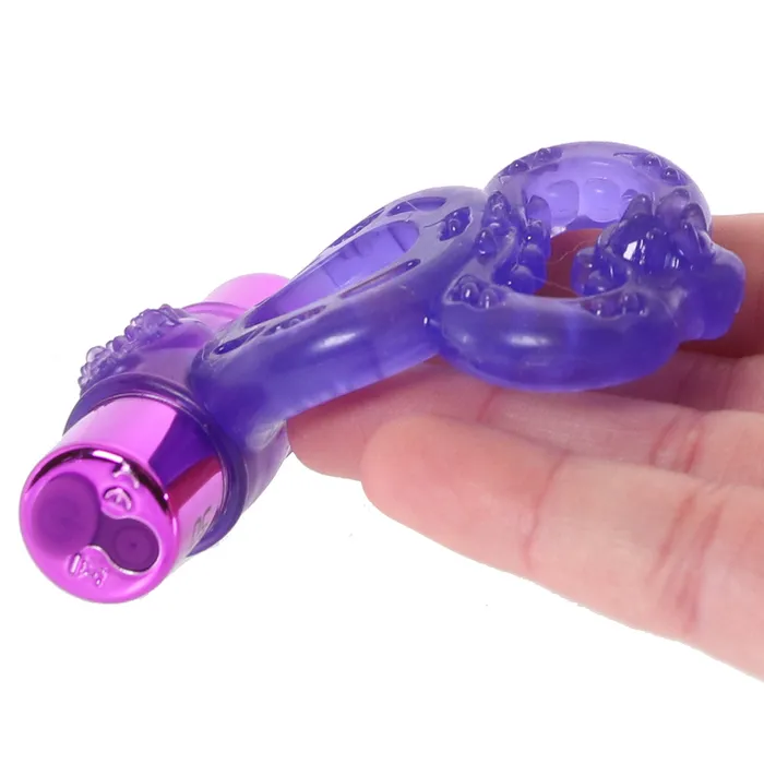 BodyWand Rechargeable Duo Textured Ring in Purple XGen Vibrators