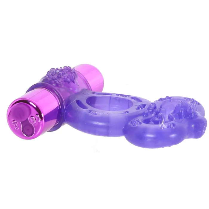 BodyWand Rechargeable Duo Textured Ring in Purple XGen Vibrators