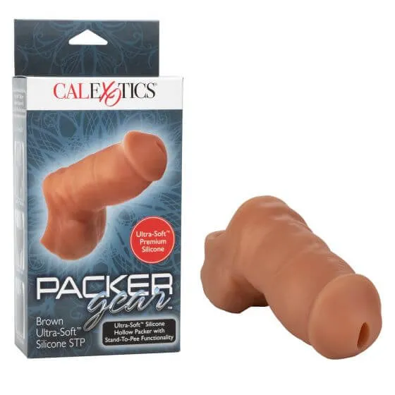 California Exotic Novelties Dildos Packer Gear 5 inches Ultra Soft Silicone STP Brown California Exotic Novelties Dildos Packer Gear 5 inches Ultra Soft Silicone STP Brown