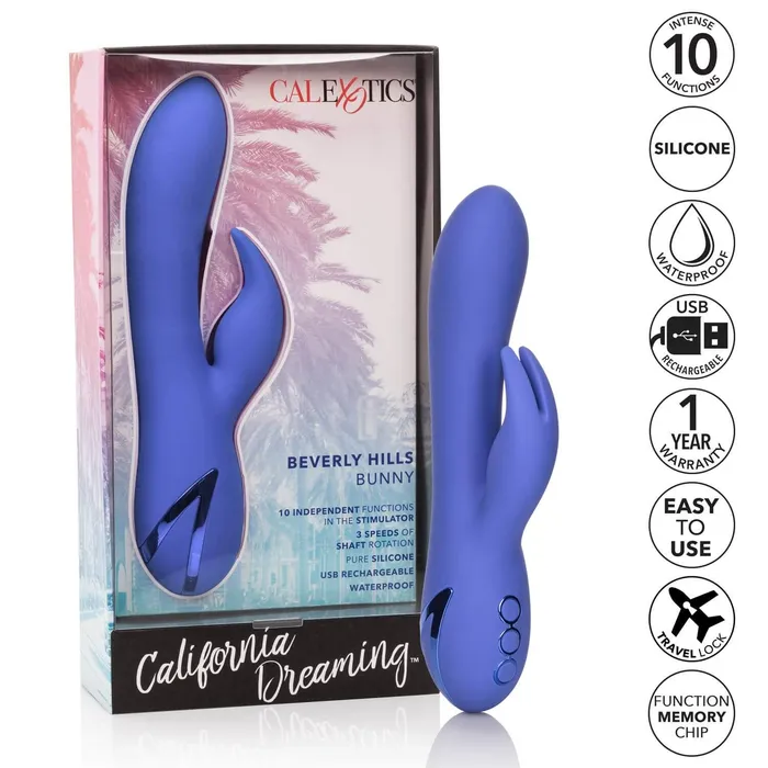 California Exotic Novelties Vibrators CALIFORNIA DREAMING BEVERLY HILLS BUNNY