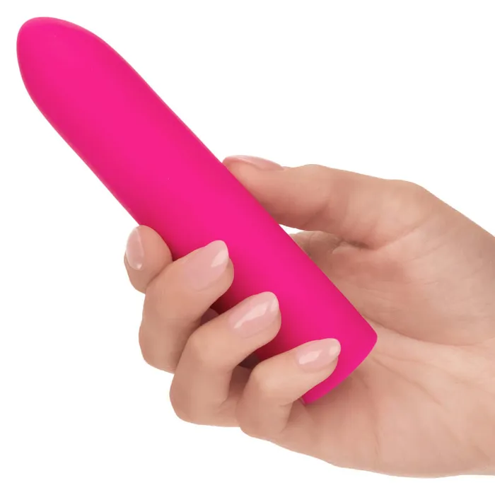 California Exotic Novelties Vibrators Rechargeable Classic Chic Mini Silicone Vibrator Pink