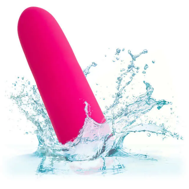 California Exotic Novelties Vibrators Rechargeable Classic Chic Mini Silicone Vibrator Pink
