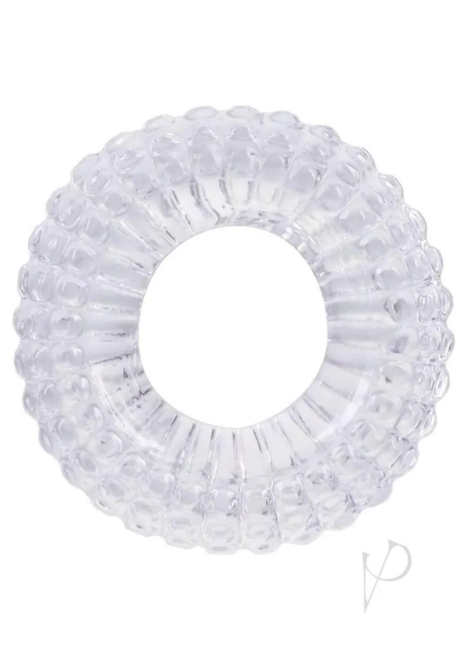 Doc Johnson Enterprises Female Sex Toys Rock Solid The Radial Clear Elevate Your Pleasure with Intricate Textures