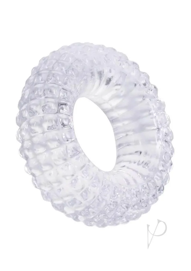 Doc Johnson Enterprises Female Sex Toys Rock Solid The Radial Clear Elevate Your Pleasure with Intricate Textures