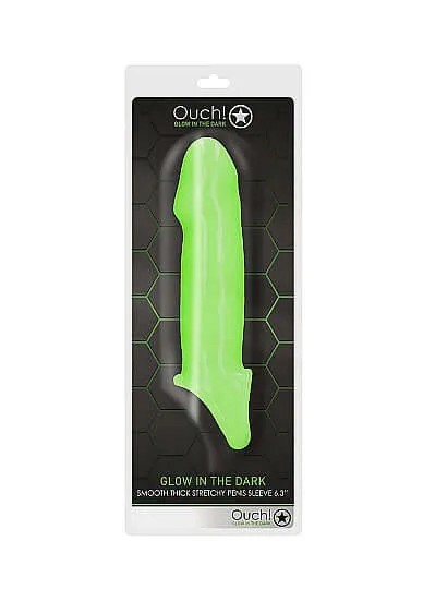 Elevate Your Bondage Experience with Ouch Glow Smooth Thick Stretchy Penis Sleeve Glow In The Dark SHOTS AMERICA Male Sex Toys Elevate Your Bondage Experience with Ouch Glow Smooth Thick Stretchy Penis Sleeve Glow In The Dark SHOTS AMERICA Male Sex Toys