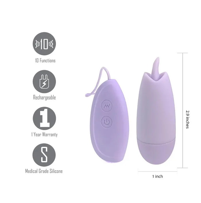 Ellie Super Charged Tongue Action Wire Egg Light Purple Maia Toys Vibrators Ellie Super Charged Tongue Action Wire Egg Light Purple Maia Toys Vibrators