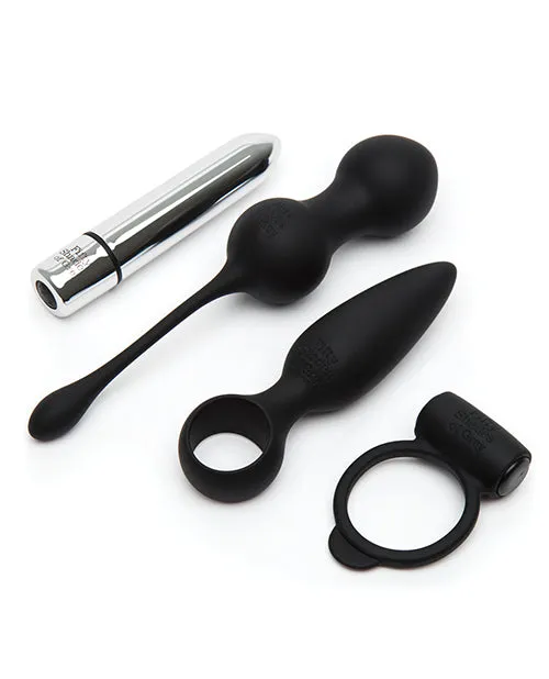 Fifty Shades Of Grey Pleasure Overload 10 Days Of Play Gift Set Black Love Honey Anal