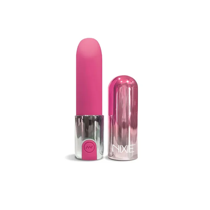 Global Novelties Vibrators Nixie Lipstick Vibrator Pink Ombre Global Novelties