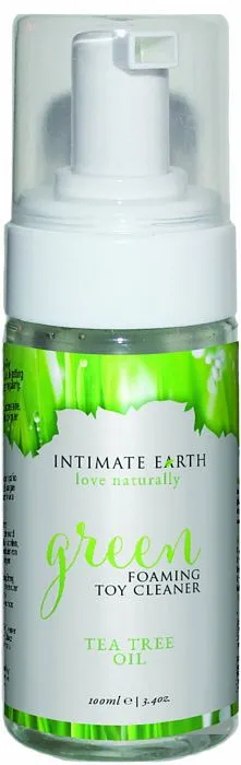 Intimate Earth Vibrators Intimate Earth Love Naturally Green Foaming Toy Cleaner 100 ml