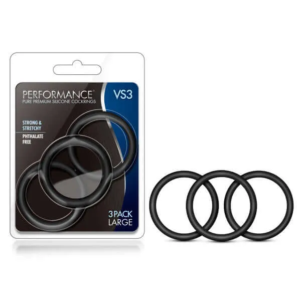 Performance VS3 Silicone Cock Rings Enhance Stamina with Premium Quality Blush Novelties Male Sex Toys Performance VS3 Silicone Cock Rings Enhance Stamina with Premium Quality Blush Novelties Male Sex Toys