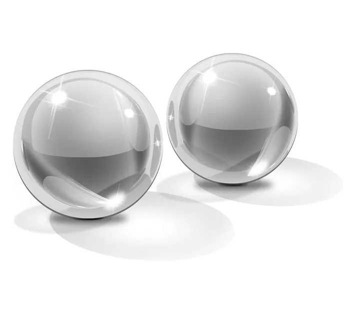 Pipedream Products Dildos Elevate Your Intimate Wellbeing with Icicles HandBlown Glass Ben Wa Balls No42