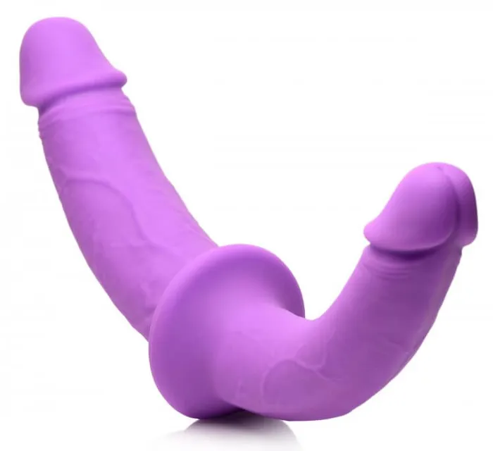 Strap U Double Charmer The Ultimate Double Dildo with Harness by XR Brands XR Brands Female Sex Toys