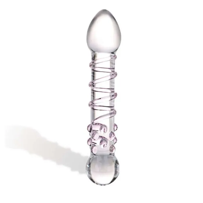 Unleash Your Erotic Creativity with the Glas Spiral Staircase Full Tip Dildo Electric Hustler Lingerie Dildos