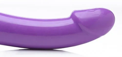 XR Brands Female Sex Toys Strap U 7X Revoler Thick Vibrating Strapless StrapPurple