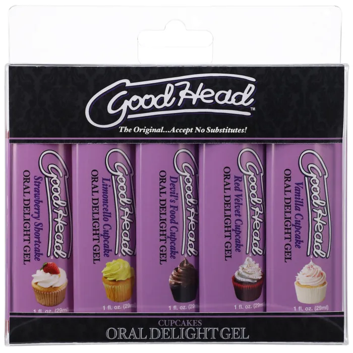 Enhancers Goodhead Oral Delight Gel Cupcake 5 Pack 1 Fl Oz Doc Johnson Enhancers Goodhead Oral Delight Gel Cupcake 5 Pack 1 Fl Oz Doc Johnson